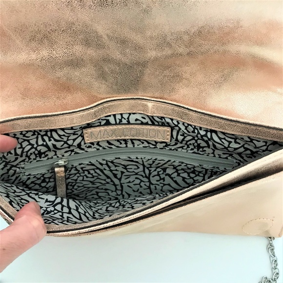 MAX EDITION BOW CLUTCH ROSE GOLD - Picture 6 of 8